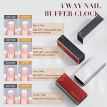 Nail Files Canvalite Nail File and Buffer Professional Emery Boards Washable Double Sided Reusable Manicure File for Home and Salon Use 6 PCS - Image 2